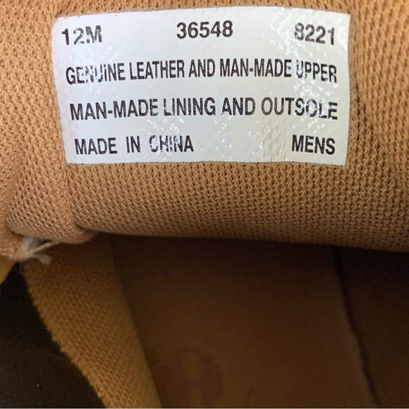 Timberland Men's Tan Leather Rugged Street II Chukka Boots Size 12M - Picture 6 of 7